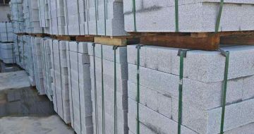 池州芝麻白路牙石，路侧石