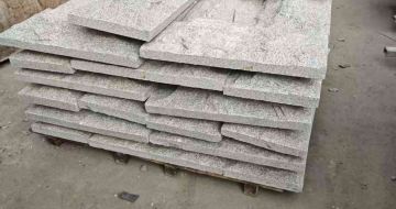 池州芝麻白蘑菇石，自然面