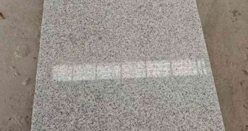 池州芝麻白光面毛板