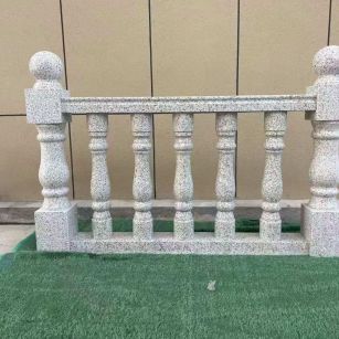 池州芝麻白阳台栏杆 花岗岩栏杆