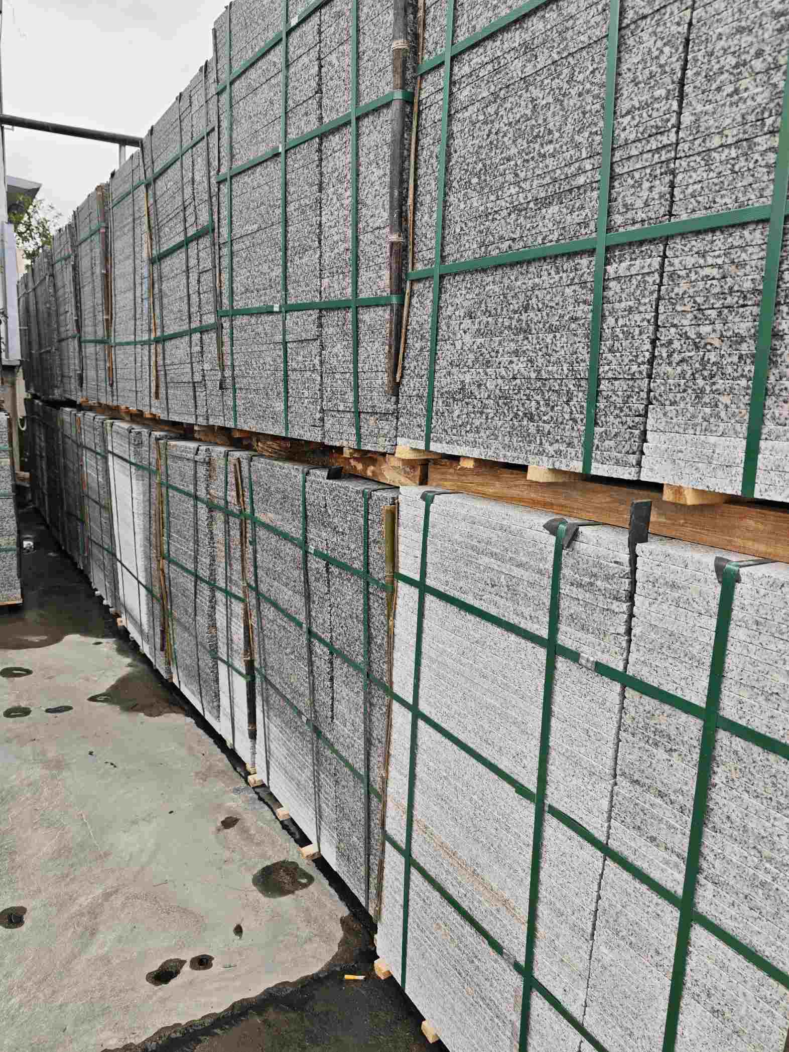 池州芙蓉白地铺石，石材地铺石